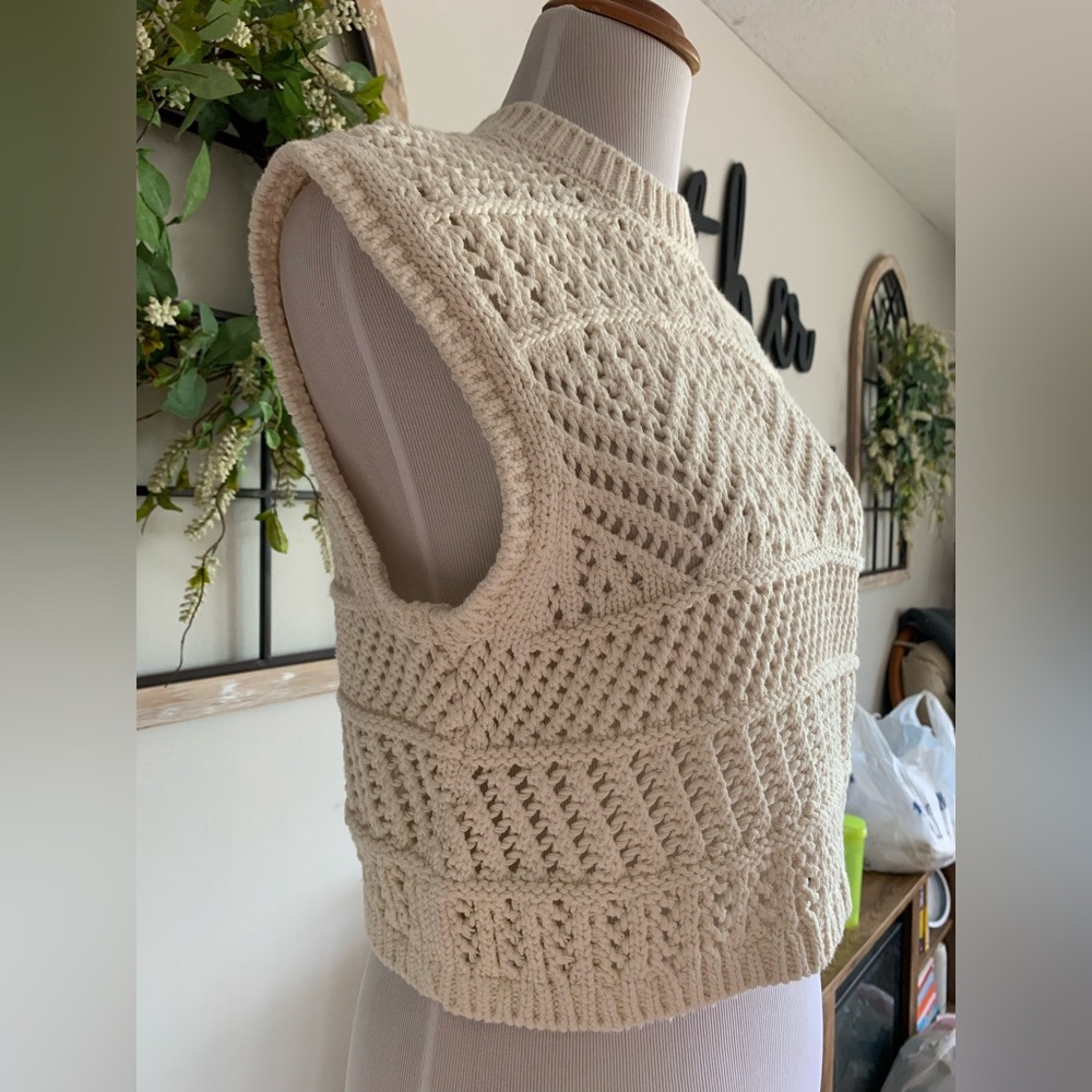 rag & bone sleeveless crotchet tank - Picture 2 of 4